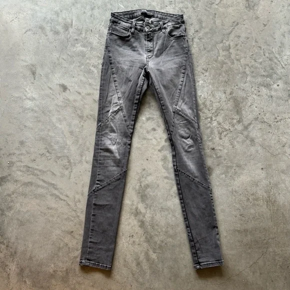 Brockenbow Madga Puzzle Skinny Gray Jeans Size 27 - Picture 2 of 6